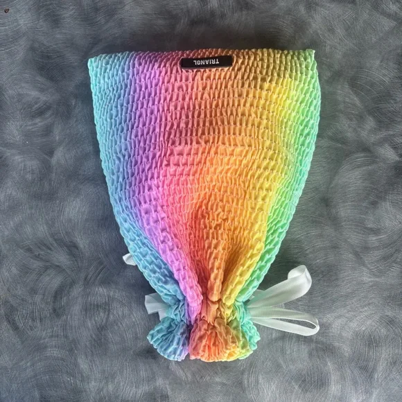 Triangl Swimwear Rainbow Bikini Set